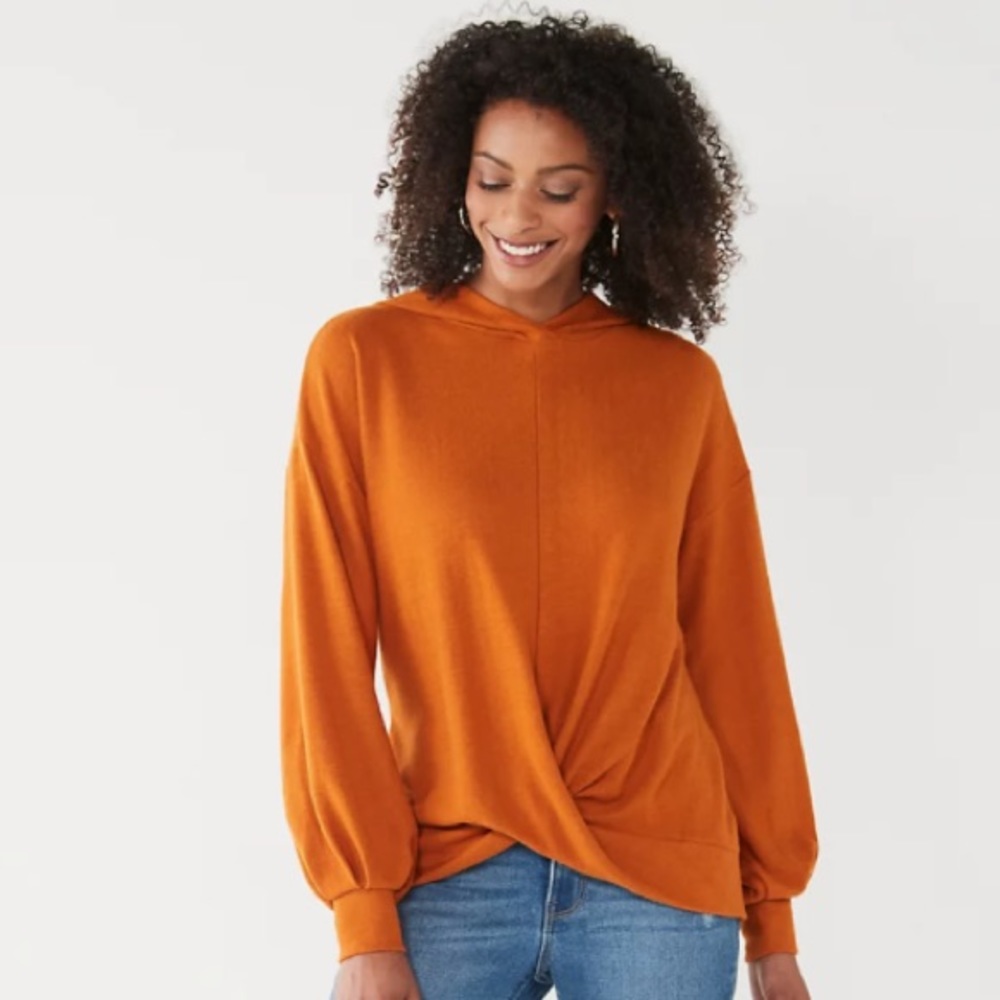 Nine West hooded sweater.